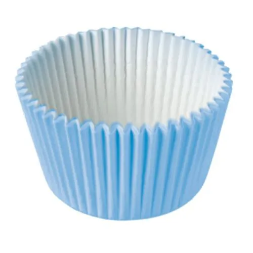 imagem de FORMAS P/ CUPCAKE 0A AZUL CLARO (PCT) C/45 UN - PLAC