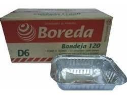 imagem de BANDEJA ALUMINIO 500 ML (D6)(CX) C/100 UN - BOREDA