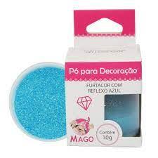 imagem de PO DECORACAO FURTACOR REFLEXO AZUL (UN) C/10G - MAGO