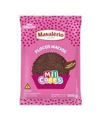 imagem de FLOCOS MACIO MIL CORES CHOCOLATE (SC) 500G - MAVALERIO