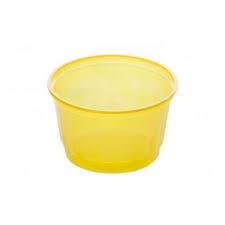 imagem de POTE PP SORVETE 200 ML AMARELO (PC) C/50 UN -