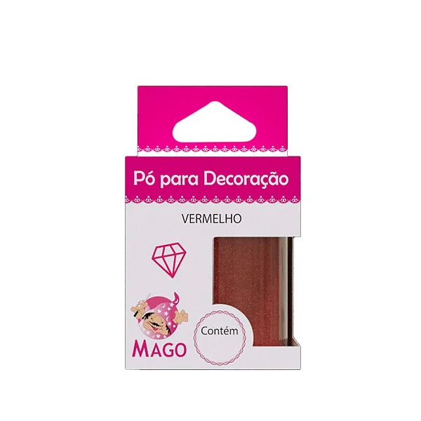 imagem de PO P/ DECORACAO VERMELHO (UN) C/8G - MAGO