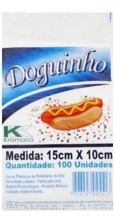 imagem de SACO HOT DOG 15X10 (SC) C/10X100 UN - KROMASA