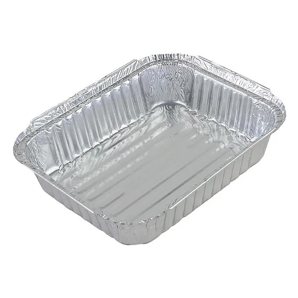 imagem de BANDEJA ALUMINIO 1100 ML  (D5)(CX) C/100 UN  -  BOREDA