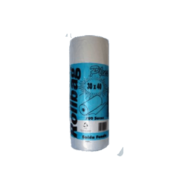 imagem de BOBINA PICOTADA AZUL 30X40 (KG) - ROLLBAG PLUS