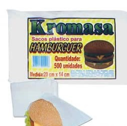 imagem de SACO HAMBURGUER 20X14 C/500 UN - KROMASA