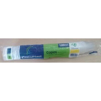 imagem de COPO DESCARTAVEL 180ML (FD) C/100 UN - COPOPLAST