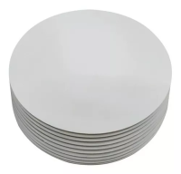 imagem de CAKE BOARD LAMINADA LISO RET. BRANCO N° 30 (UN) C/1 UN - MULTIMARCAS