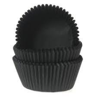 imagem de FORMAS P/ CUPCAKE 0A FORNO PRETA (PCT) C/45 UN - DAFESTA