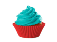 imagem de FORMAS P/ CUPCAKE 0A VERMELHO (PCT) C/45 UN - PLAC