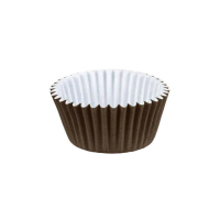 imagem de FORMAS P/ CUPCAKE 0A FORNO MARROM (PCT) C/45 UN - DAFESTA