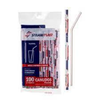 imagem de CANUDO EMB. TRADICIONAL (PCT) C/100 UN - STRAWPLAST