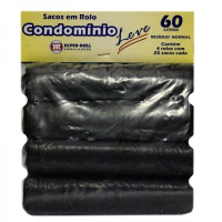 imagem de SACO LIXO PRETO 60 LTS (FD)C/4X25 UN - CONDOMINIO