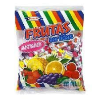 imagem de BALA MASTIGAVEL FRUTAS SORTIDAS (SC) 500G - SANTA FE