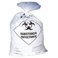 imagem de SACO LIXO INFECTANTE BRANCO 30 LTS C/100 UN -