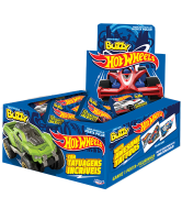 imagem de CHICLETE BUZZY HOTWHEELS TATTOO TUTTI FRUTTI (DP) C/90 UN - RICLAN