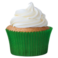 imagem de FORMAS P/ CUPCAKE 0A VERDE ESCURO (PCT) C/45 UN - PLAC